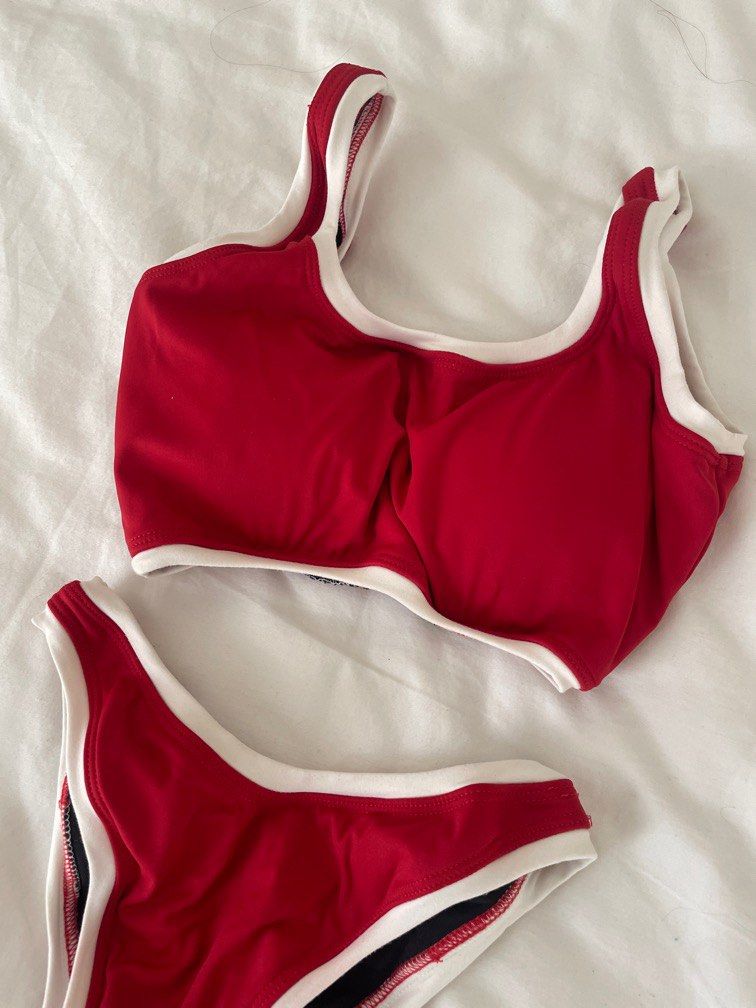 SewLocal Ynez Darcy Two Piece Surf Bikini (Category: Bikinis & Swimsuits) located in Paranaque City. Submitted by denise__99 (Listing ID 1303463856, Image 2). Description: Used once Really supportive top Top: Fits 32-34 B, C/D Bottoms: XS-S.