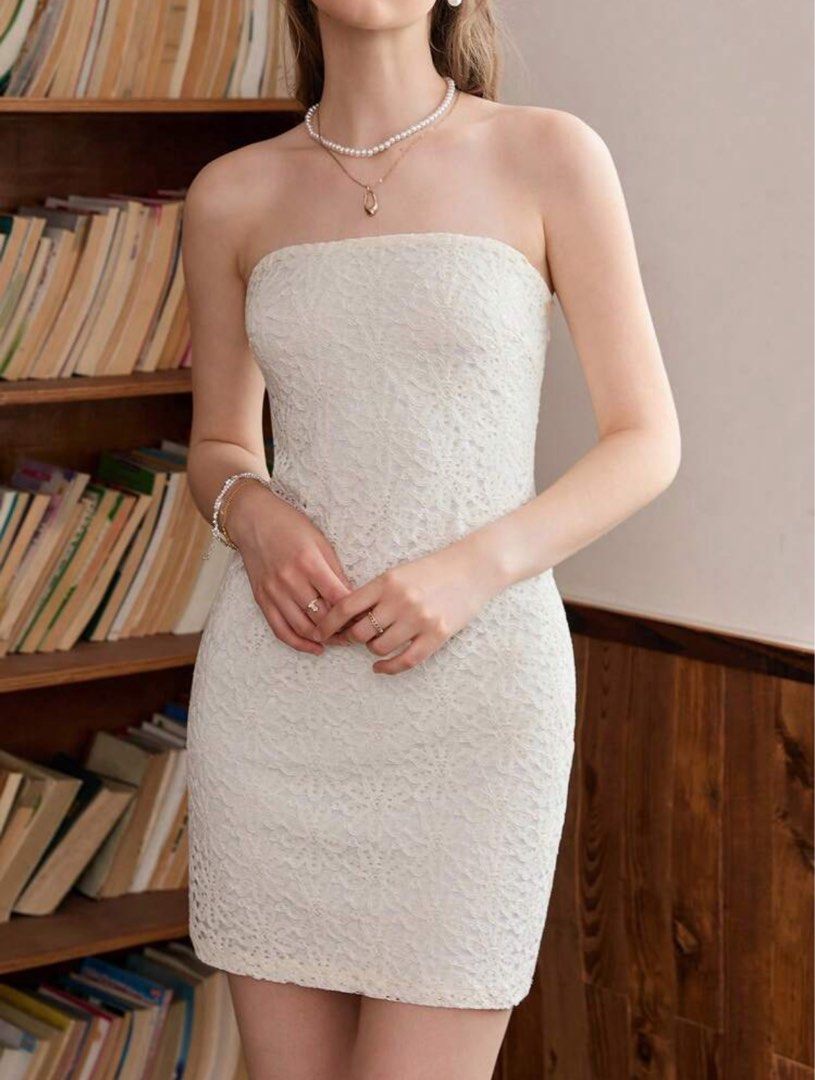 Shein tube dress (Category: Dresses) located in Manila. Submitted by Decluttering_ (Listing ID 1303514969, Image 3). Description: Once lang nagamit.