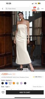 Shein Tube Satin Long Dress / Gown