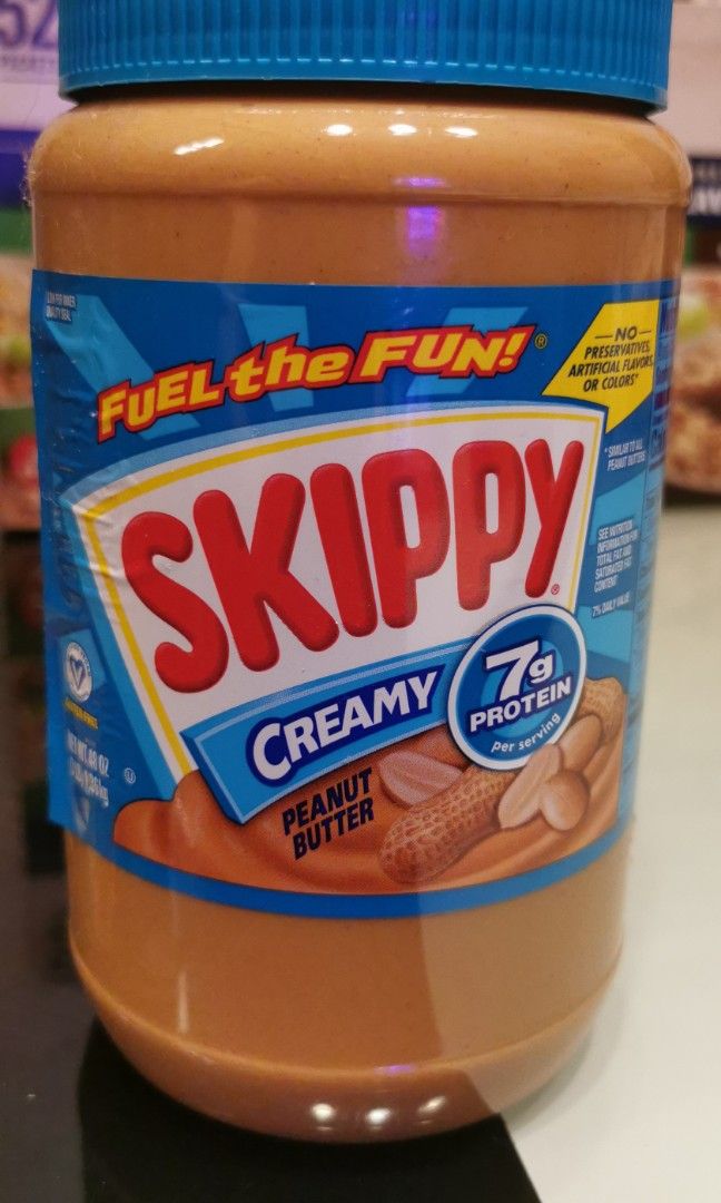 Skippy,Spam, Vienna Sausage (Category: Packaged & Instant Food) located in Quezon City. Submitted by jdtorre823 (Listing ID 1303475309, Image 3). Description: Spam 25% Less Sodium 12 Oz. or 340 grams at 199 pesos each. Best by June 2026 Libby's Vienna Sausage 4.6 Oz. or 130 grams at 49 pesos each. Best by Nov 2025 and other batch by Jan 2026 Skippy Super Chunk or Creamy 3 Lb. or 1.36 kg. .at 450 pesos each and get the 2nd tub at 50%off (225 pesos