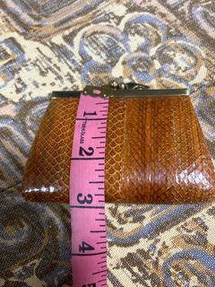snake skin small vintage coin purse