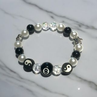 Stussy 8 ball x Yin yang bracelet