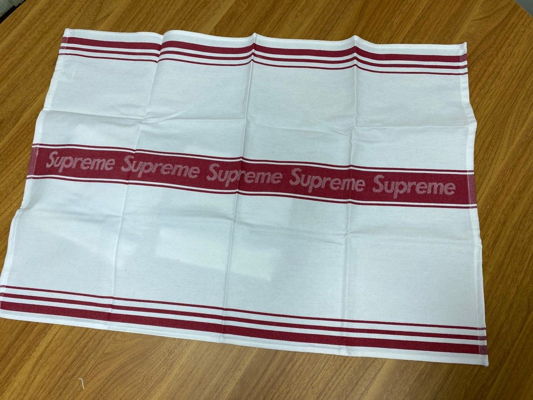 Supreme Dish Towels (Set of 3) All cotton with jacquard logo