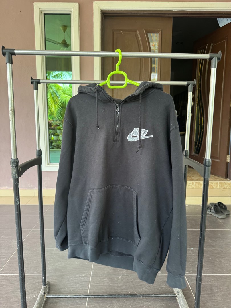 nike supreme half zip hoodie