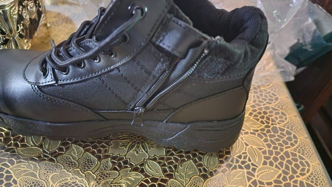 Tactical Boots Swat Low Cut Black Men s Fashion Footwear Boots on Carousell