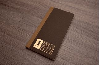 Taroko A5 Slim Notebook with Tomoe River Paper (Standard Traveler’s Notebook Size, Blank)