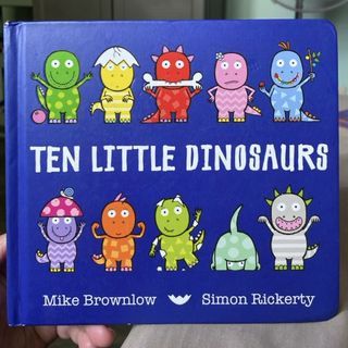 Ten Little Dinosaurs (Board Book)
