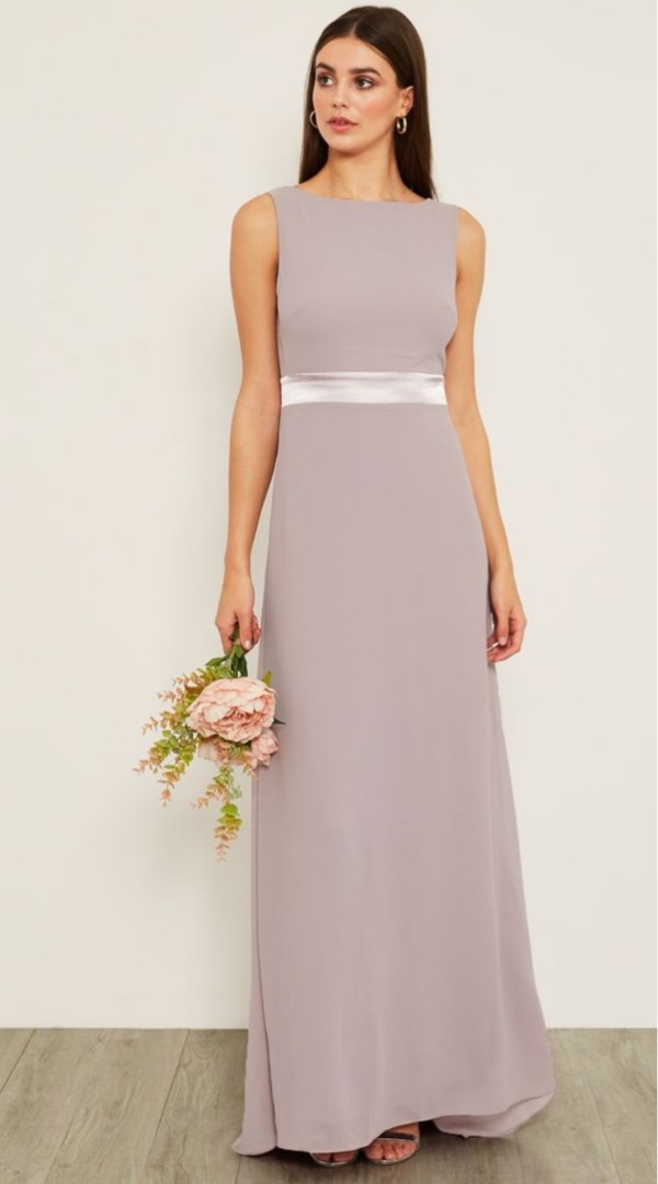 lavender fog bridesmaid dress A-Line Floor Length Off Shoulder Lilac Bridesmaid Dress COCOMELODY CB0616