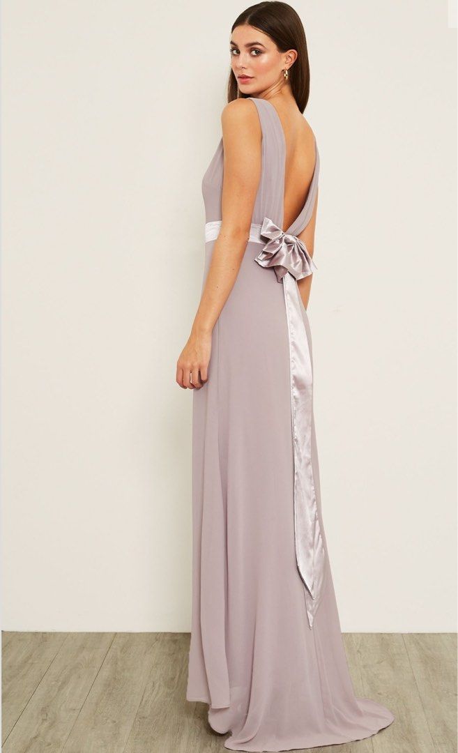 Lavender fog bridesmaid dress hotsell