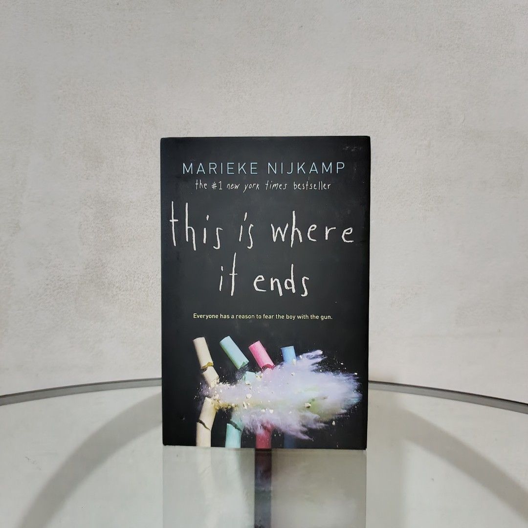 This is Where it Ends by Marieke Nijkamp (Category: Storybooks) located in Quezon City. Submitted by theowlreader (Listing ID 1303496037, Image 1). Description: *Please refer to the photos to see the condition of the book *These are used books. There may be minor to major flaws such as dents, rubbing, loose pages, stain, creases, foxing, skewed spine, scratches, inscriptions or highlights and tears. *If you're particular with the condition of the