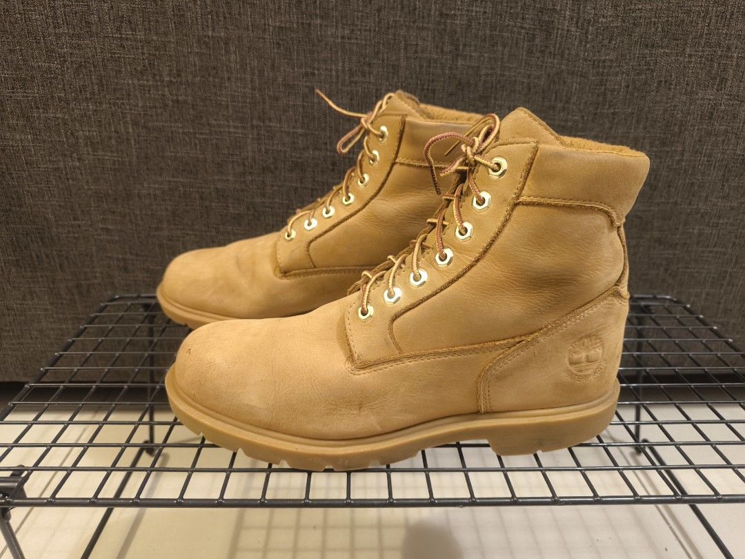 Timberland 6 Inch Waterproof Leather Boots Wheat Nubuck 19079 UK8.5 US9 EU43 Welcome to COD Men s Fashion Footwear Boots on Carousell