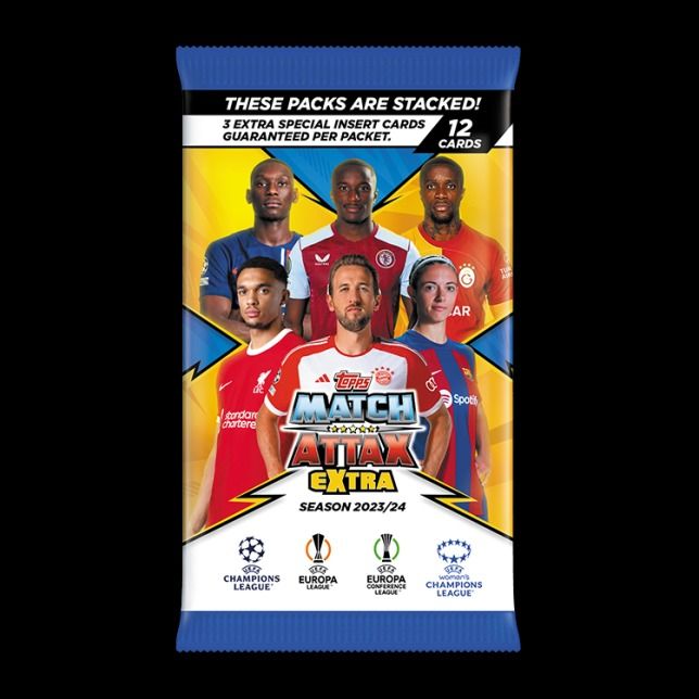 match attax extra booster box 2024-25 Topps Champions League Cards (24 Packs Each) : Toys & Games Based in New York City 2023/24 Topps Match Attax Extra