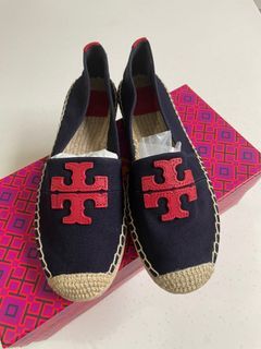 Tory Burch Navy/Red Espadrille