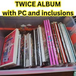 TWICE albums w/ official photocards & inclusions