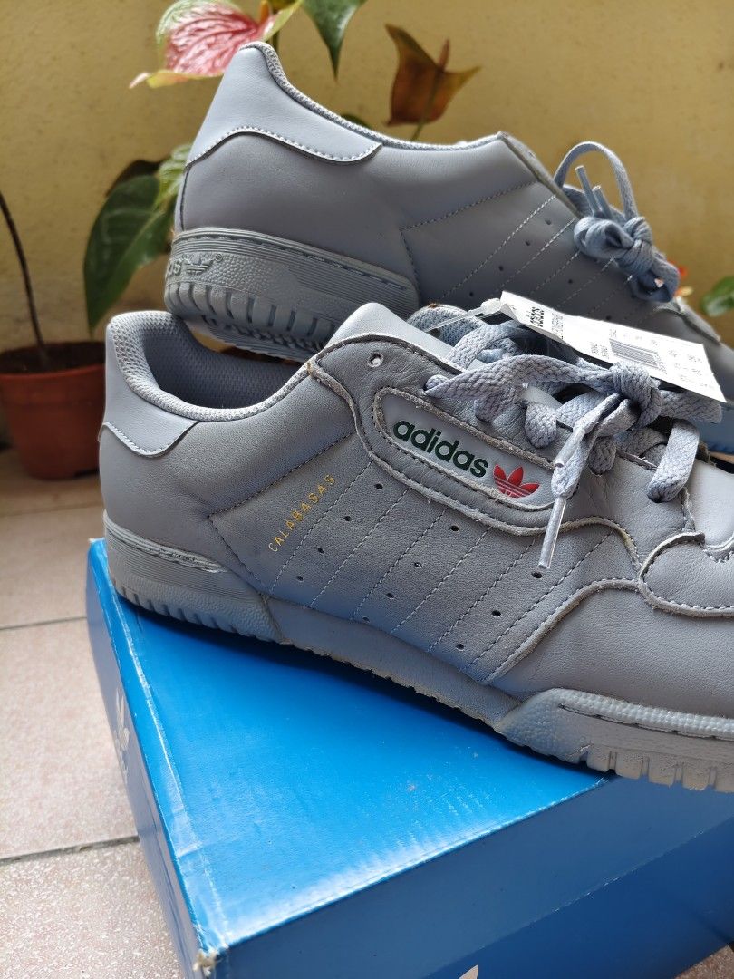 UK11.5 Adidas Yeezy Powerphase Calabasas Grey Original CF6422 Men s Fashion Footwear Sneakers on Carousell
