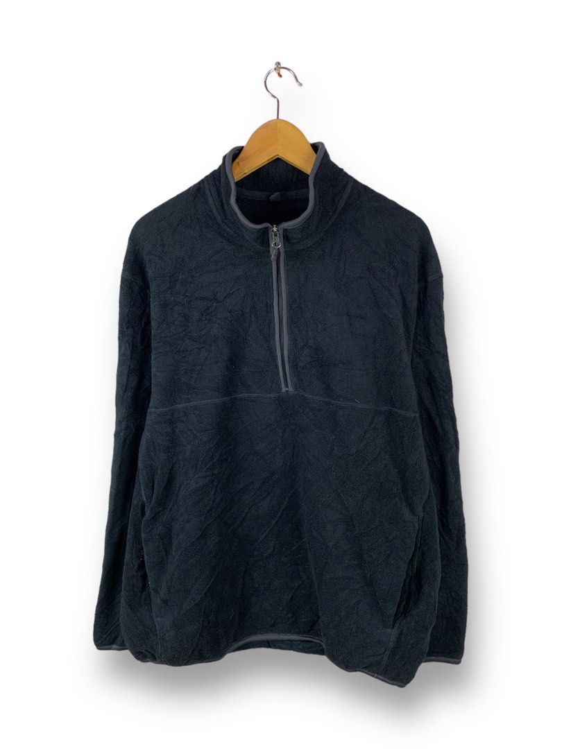 Uniqlo fleece half zip best sale