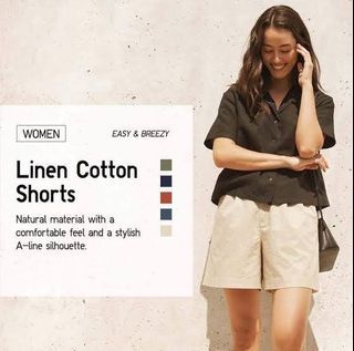 Uniqlo Linen Cotton Shorts