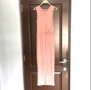 USA Pink Dress Maxi