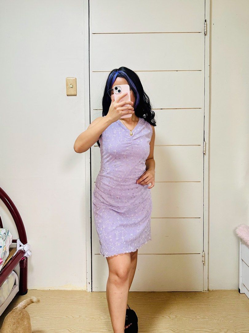 Lavender mini dress 2025