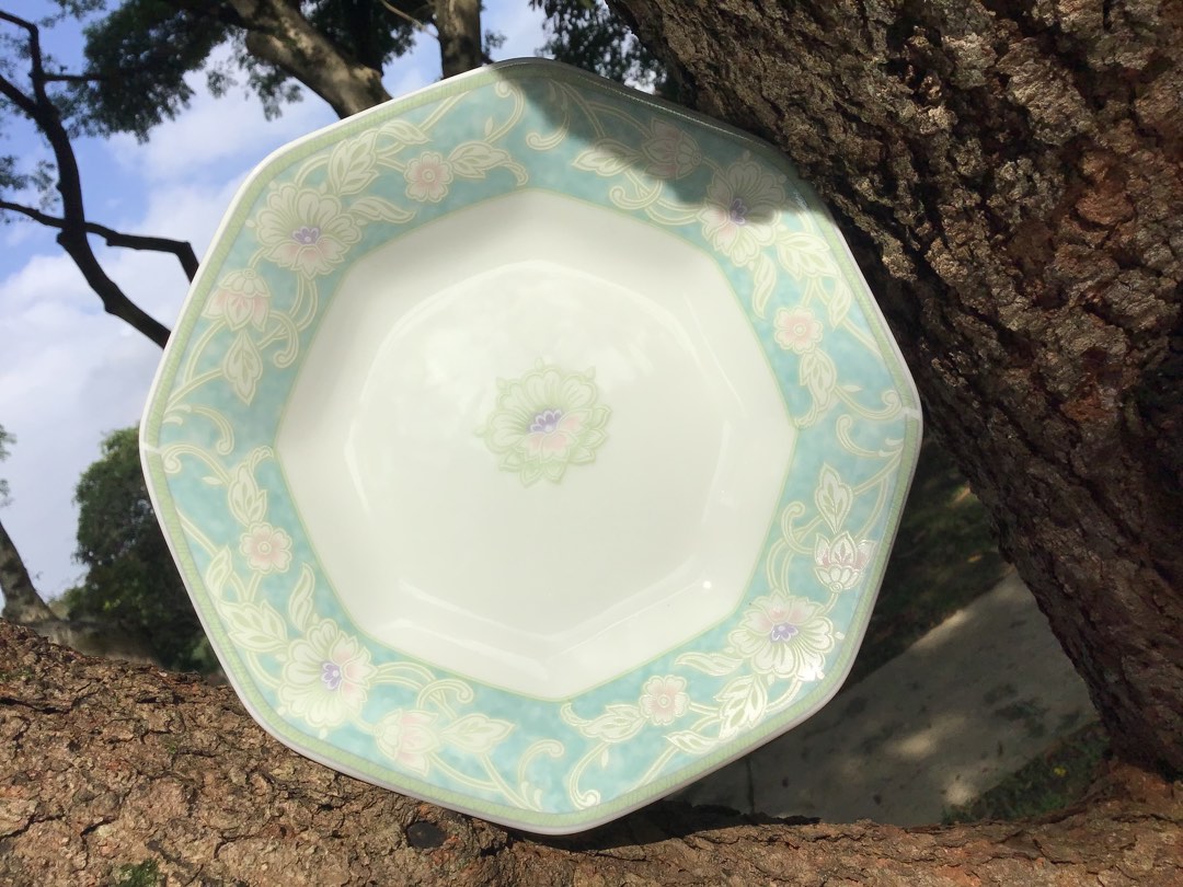 Narumi Aria Bone China Bowl Plate - 5.5 Inch Microwave Safe