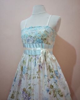 Vintage Style Dainty Pastel Floral Dress