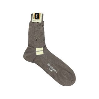 Vintage Y.S.L Brown Socks