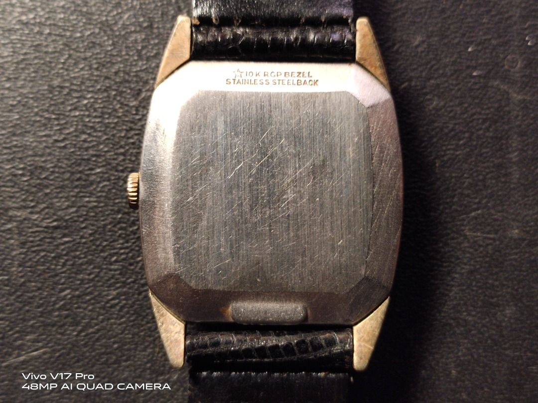 Wittnauer 10k rgp bezel outlet