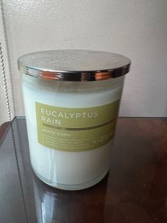 White barn scented signature candle