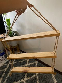 Wooden Hanging Rack for Plants