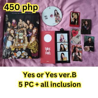 Yes or Yes B. TWICE ALBUM W/ photocard and inclusion