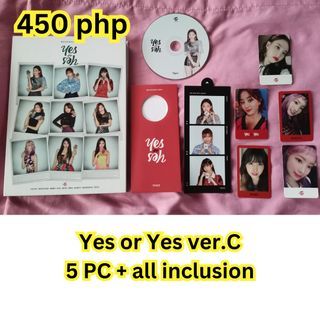Yes or Yes C. TWICE ALBUM W/ photocard and inclusion