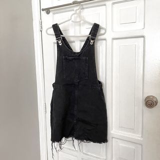 Zara Black Jumper Jumpsuit Dress with Pockets
