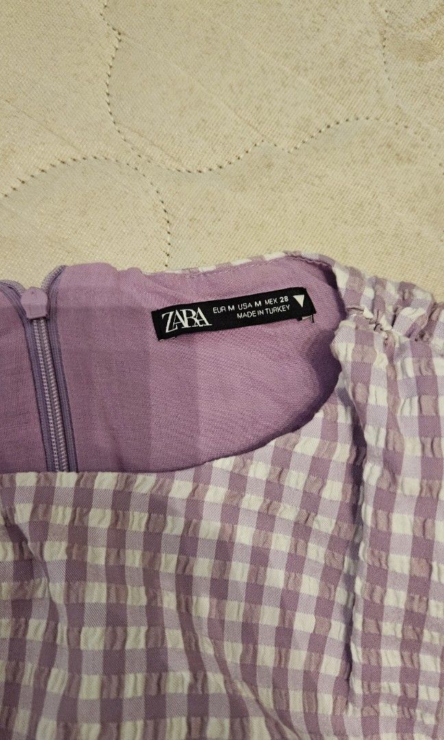 Zara purple dress (Category: Dresses) located in Quezon City. Submitted by iemjoyceee (Listing ID 1303432317, Image 2). Description: .