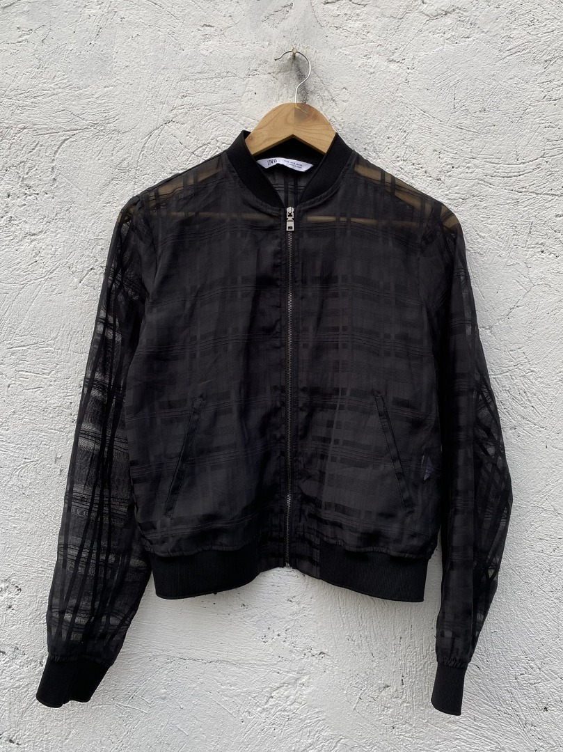 Zara sheer jacket cheap