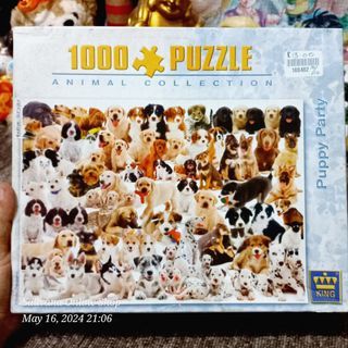 1000-pc PUPPY PARTY JIGSAW PUZZLE NETHERLANDS