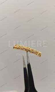 18K Saudi Gold Pendant (Lightweight) | 4.0MM × 2.4CM | Fits Chain Upto 2.5MM | Yellow Gold | [LP-001339]
