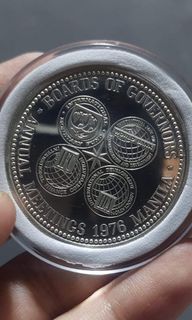 1976 50 Piso Silver Coin