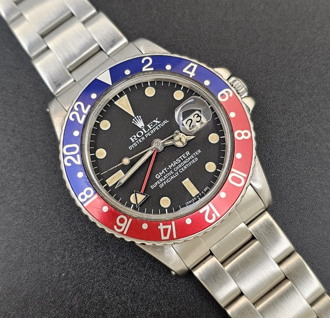 1979 Rolex GMT Master Pepsi 16750 Matte Dial Luxury Watches on Carousell