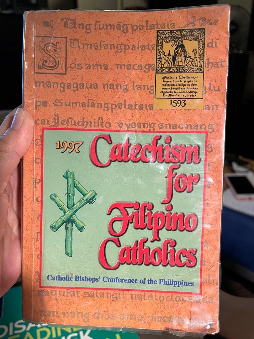 1997 Catechism for Filipino Catholics (Category: Religion Books) located in Mandaluyong City. Submitted by kqloset (Listing ID 1303649955, Image 1). Description: Good condition.
