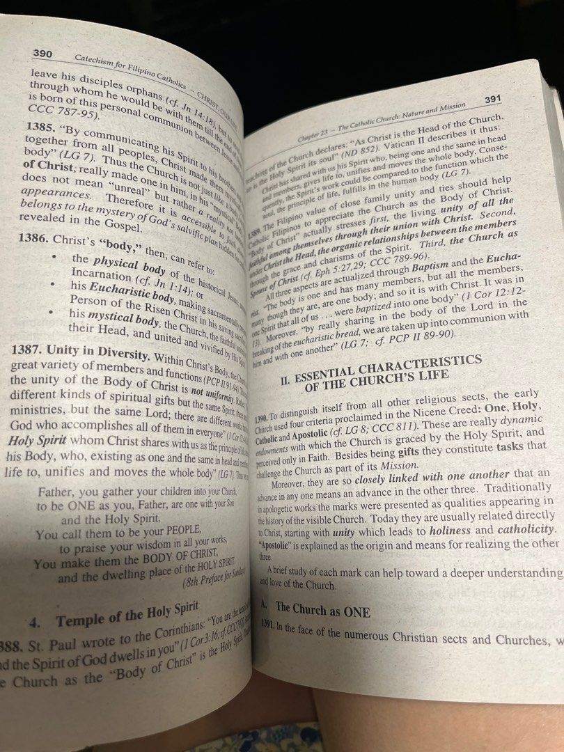 1997 Catechism for Filipino Catholics (Category: Religion Books) located in Mandaluyong City. Submitted by kqloset (Listing ID 1303649955, Image 3). Description: Good condition.