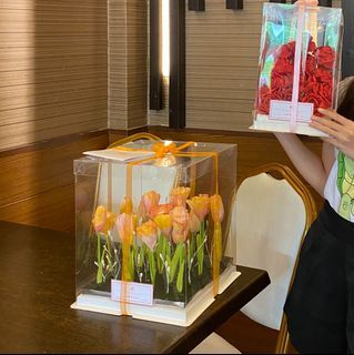 20 OMBRE PAPER TULIPS IN A BOX