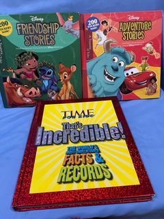 2 Disney Stories  & TIME for Kids Books Hardbound