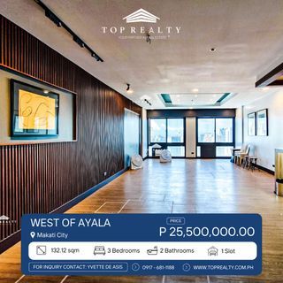 For Sale: 3BR 3 Bedroom Condominium in Makati City, West of Ayala RUSH SALE!