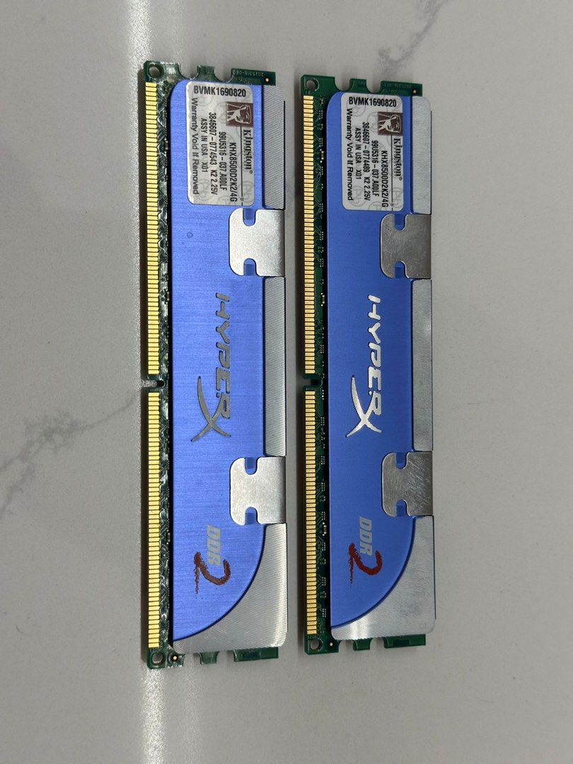 4GB Kingston HyperX DDR2 PC2-8500 1066MHz (5-5-5) Dual channel kit63141147408131110