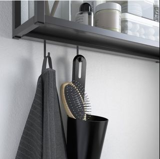 🆕️ IKEA 2pc Stainless Steel Anthracite Hook (Enhet)