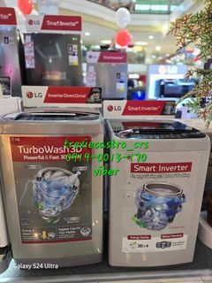 🚩 LG TOPLOAD FULLY AUTOMATIC WASHING MACHINE INVERTER NEW MODEL Brandnew and Sealed 🚩