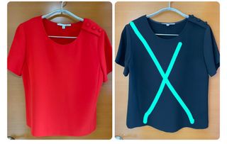 巴黎品牌 SEQUOIA 時尚靚質女裝短袖上衣;Paris brand SEQUOIA stylish & quality women short-sleeved top64198416843778110