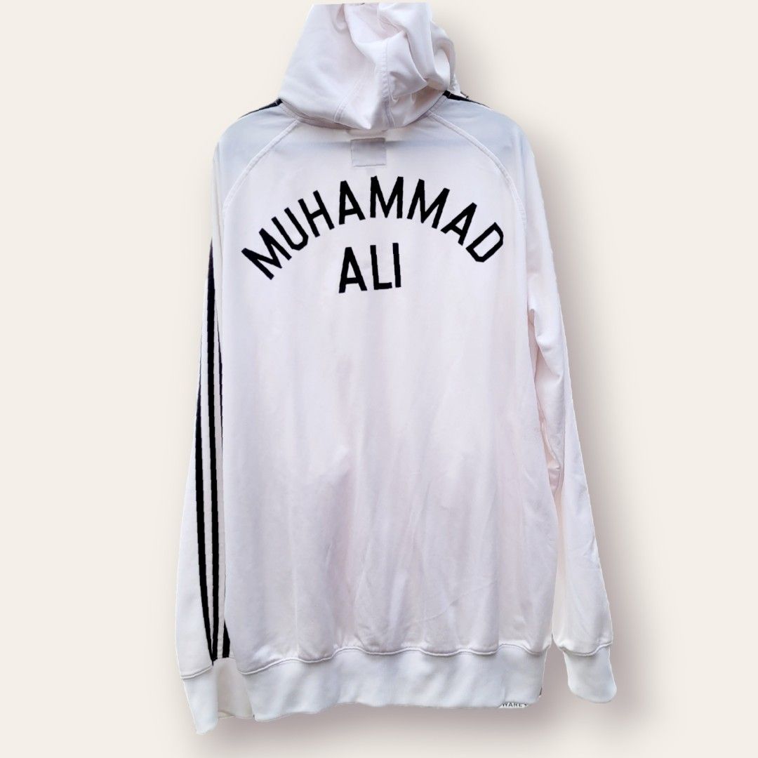 Adidas Muhammad Ali Zip Up Hoodie Men s Fashion Coats Jackets and Outerwear on Carousell