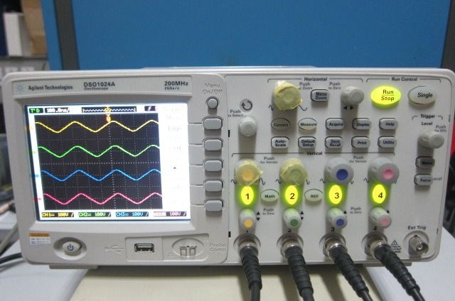 Agilent DSO1024A 200MHz 2GSa/s 4-Channel Digital Oscilloscope ...
