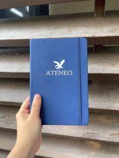 Ateneo Notebook Journal Lined with Felt-like Cover